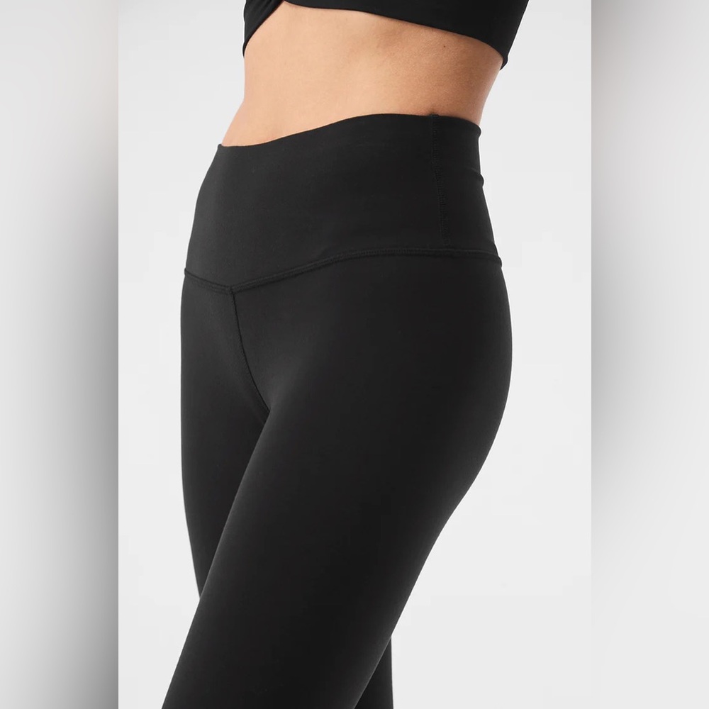 Alo 7/8 High-Waist Airbrush Legging Small Black - Picture 5 of 12